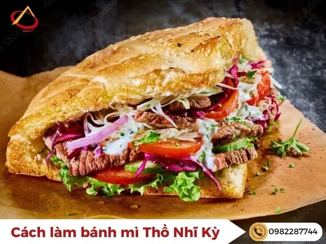Cách Làm Bánh Mì Thổ Nhĩ Kỳ (doner Kebab) Ngay Tại Nhà - Anh Quang Shop
