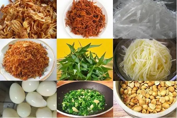 Làm Bánh Tráng Trộn Cần Nguyên Liệu Gì? - Long An