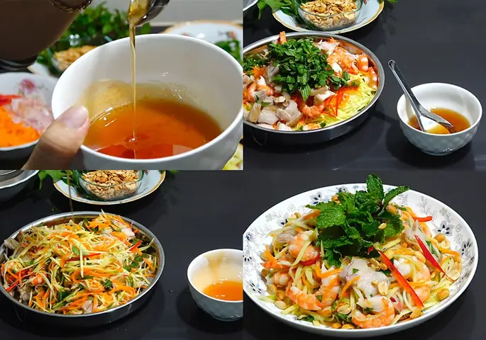 Các Bước Làm Gỏi Xoài Tôm Thịt