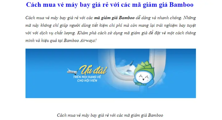 Hướng Dẫn Chi Tiết Cách Lấy Mã Giảm Giá Vé Máy Bay Hiệu Quả Nhất