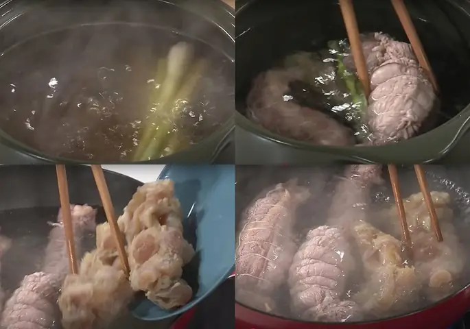Các Bước Làm Bún Bò Gân