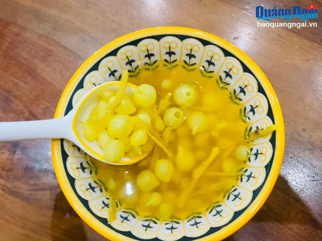 Ngọt Thanh Chè Củ Nén
