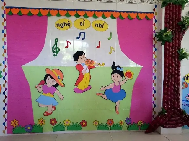 Một Số Hình Ảnh Trang Trí Lớp Học Mầm Non Đẹp Nhất Tham Dự Hội Thi