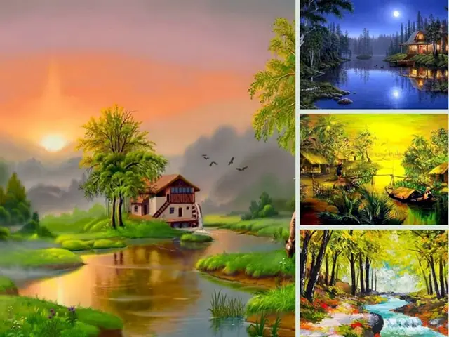 Các Mẫu Tranh Phong Cảnh Đa Dạng