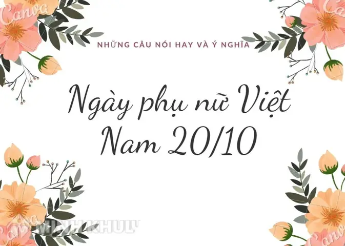 Những Câu Nói Hay Về Ngày 20/10