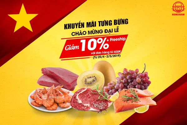 Ưu Đãi Chào Mừng Đại Lễ 30/4 & 1/5 - Giảm Giá 10% Với Hóa Đơn ...