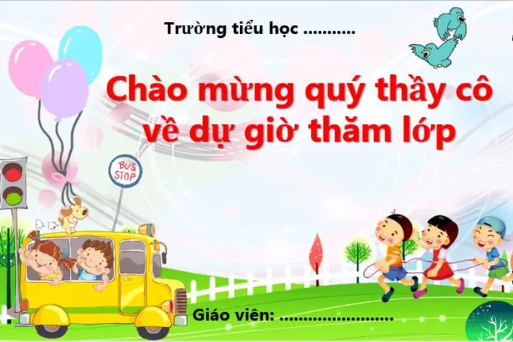 Các Mẫu Slide Chào Mừng Thầy Cô Và Các Bạn Đẹp, Dễ Áp Dụng