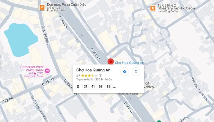 Chợ Hoa Quảng An Ở Đâu? Mở Từ Mấy Giờ? Chợ Hoa Quảng An Ở Đâu? Mở Từ Mấy Giờ?
