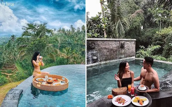 Pose Dáng Cùng Với Đồ Ăn Trên Mặt Hồ Pose Dáng Cùng Với Đồ Ăn Trên Mặt Hồ