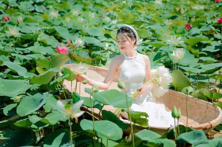Chụp Ảnh Với Sen Mặc Gì Đẹp? 12 Cách Tạo Dáng Chụp Đầm Sen Siêu Cuốn Chụp Ảnh Với Sen Mặc Gì Đẹp? 12 Cách Tạo Dáng Chụp Đầm Sen Siêu Cuốn