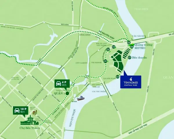 Công Viên Vinhomes Central Park Có Địa Chỉ Ở Đâu? Công Viên Vinhomes Central Park Có Địa Chỉ Ở Đâu?