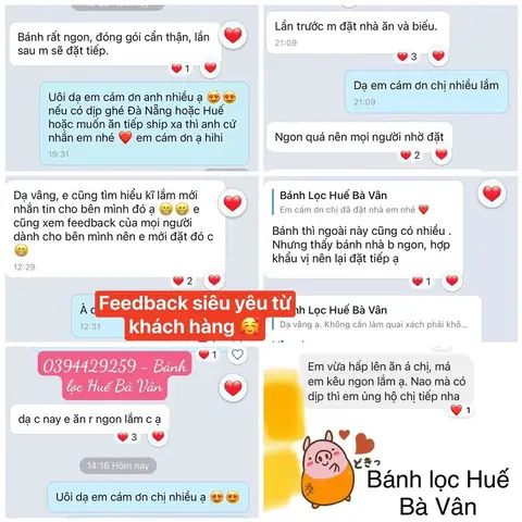 Khách Hàng Đánh Giá Về Bánh Lọc Huế Bà Vân Khách Hàng Đánh Giá Về Bánh Lọc Huế Bà Vân