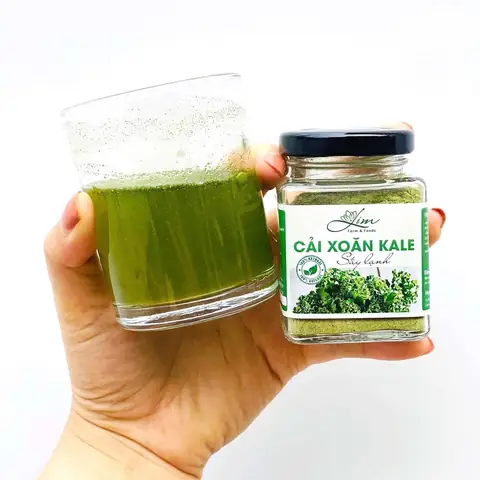 Bột Cải Xoăn Kale Sấy Lạnh (cải Xoăn)