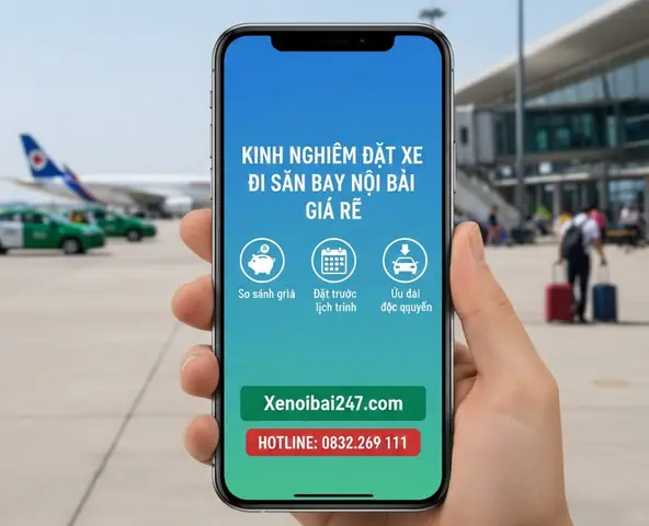 Kinh Nghiệm Đặt Xe Đi Sân Bay Nội Bài Giá Rẻ: Mẹo Tiết Kiệm Chi Phí Di Chuyển