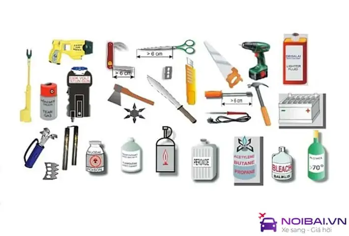 Những Thứ Không Được Mang Lên Máy Bay