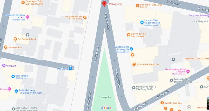 Vị Trí Phố Phùng Hưng