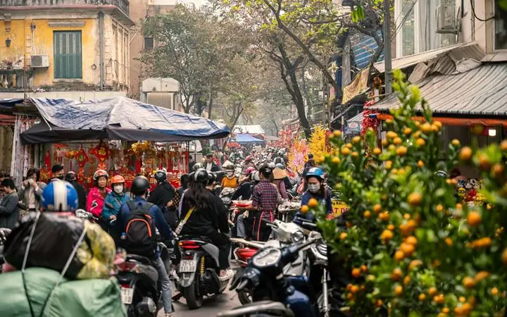 9chợ Hoa Tết Hàng Lược