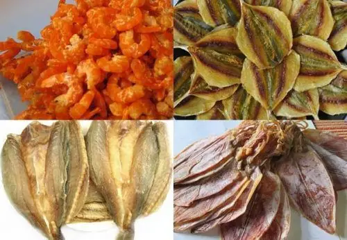 Cá, Tôm, Mực Khô: