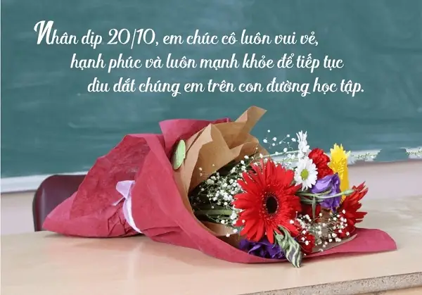 Những Lời Chúc Mừng Nào Thích Hợp Để Ghi Trên Thiệp Chúc Mừng 20/10 Cho Cô Giáo?