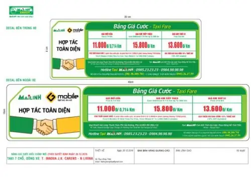 Bảng Giá Dòng Xe Taxi 7 Chỗ Giá Rẻ Mai Linh : Có 3 Dòng Xe T. Innova J, K. Carens – N. Livina
