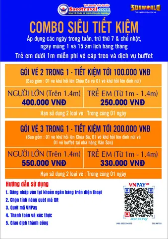 Bảng Giá Cáp Treo Tuyến Lên Đỉnh Núi Bà Đen Mới Nhất 2021