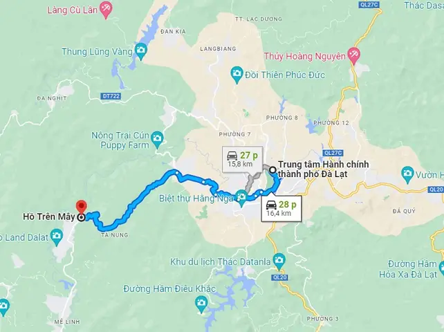 Hồ Trên Mây Đà Lạt Ở Đâu? Hướng Dẫn Di Chuyển