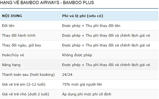 Giá Vé Trẻ Em Hãng Bamboo Airways: Hướng Dẫn Chi Tiết, Chính Sách Mới Nhất 2025