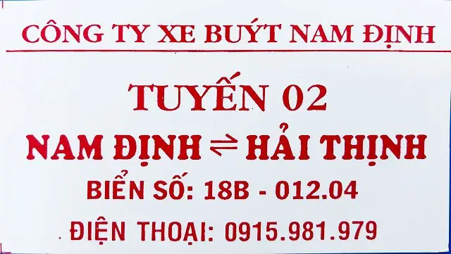 Lưu Ý Quan Trọng Khi Sử Dụng Dịch Vụ Xe Bus 02 Nam Định