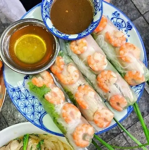 Gỏi Cuốn Tôm Thịt Ở Hà Nội