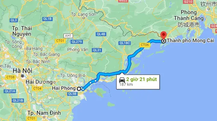Khoảng Cách Từ Hải Phòng Đến Móng Cái Bao Nhiêu Km? Khoảng Cách Từ Hải Phòng Đến Móng Cái Bao Nhiêu Km?