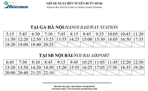 Bus Schedule From Hanoi Railway Station