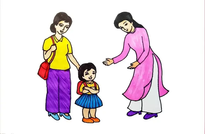 Hình Ảnh Bài Thơ Cô Và Mẹ