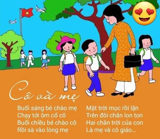 Tranh Minh Họa Bài Thơ Mẹ Và Cô
