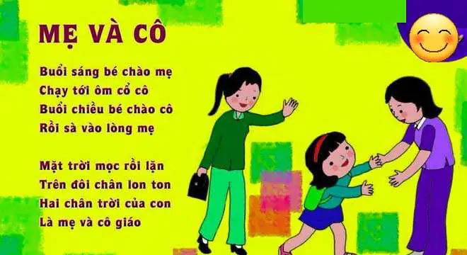 Tranh Minh Họa Bài Thơ Mẹ Và Cô