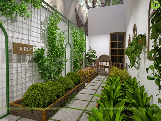 Trang Trí Sân Trường Mầm Non Với Cây Xanh