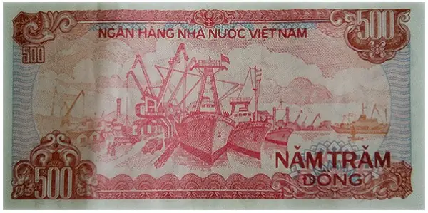 Hình Ảnh In Trên Tờ 500 Đồng (phát Hành Năm 1989) Là Cảng Hải Phòng Thuộc Quận Hồng Bàng Và Ngô Quyền, Tp. Hải Phòng. Đây Là Cụm Cảng Biển Tổng Hợp Cấp Quốc Gia Hình Thành Từ Năm 1876, Lớn Thứ 2 Ở Việt Nam Và Lớn Nhất Miền Bắc, Là Cửa Ngõ Quốc Tế Của Việt Nam.