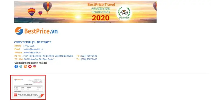 Cách Lấy Và In Vé Máy Bay Điện Tử Vietnam Airlines Tại Bestprice