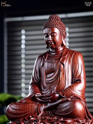 Tượng Phật A Di Đà Dáng Ngồi Thiền - Gỗ Tử Đàn Đồ Gỗ ... Tượng Phật A Di Đà Dáng Ngồi Thiền - Gỗ Tử Đàn Đồ Gỗ ...