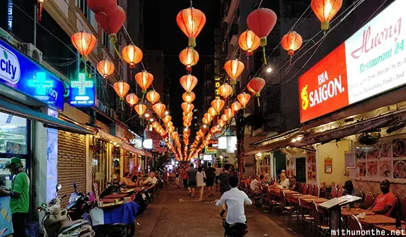 Bui Vien Lane Lights Nightlife