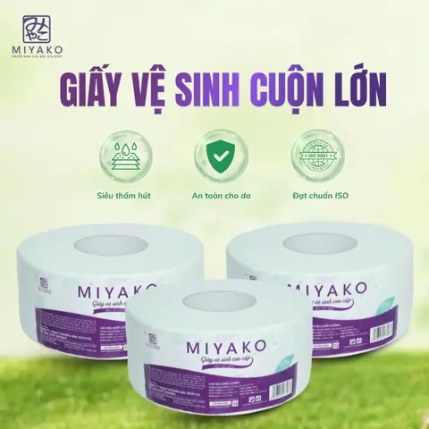 Vì Sao Nên Chọn Giấy Vệ Sinh Cuộn Lớn Của Miyako?