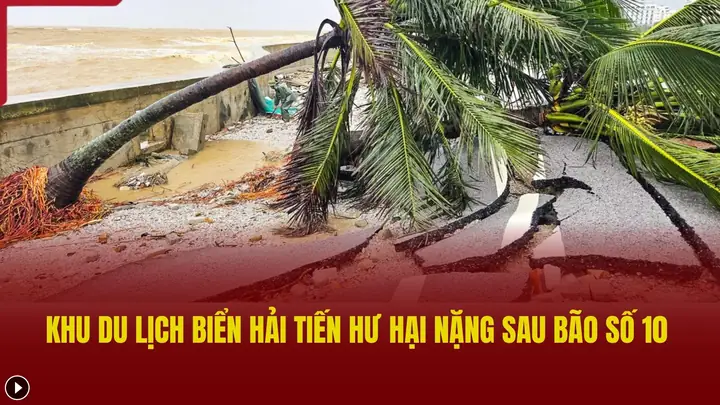 Khu Du Lịch Biển Hải Tiến Hư Hại Nặng Sau Bão Số 10