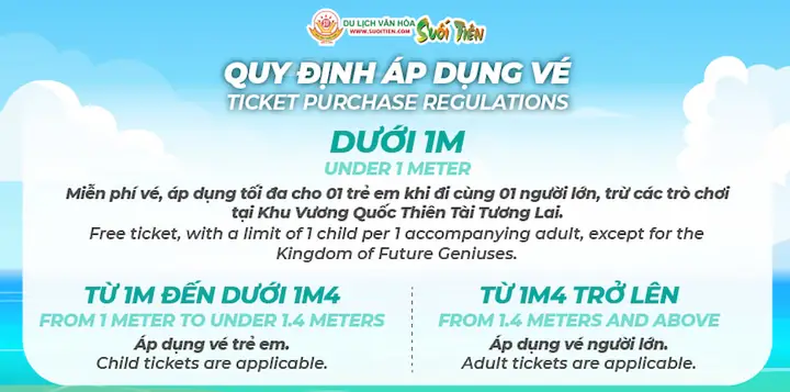 Giá Vé Khu Du Lịch Suối Tiên