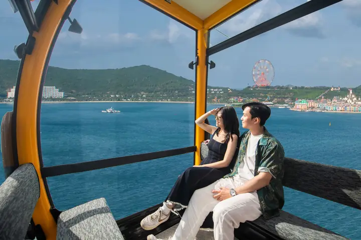 [vinpearl Harbour] - Vé Cáp Treo 2 Chiều