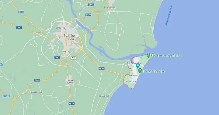 Vị Trí Biển Sầm Sơn