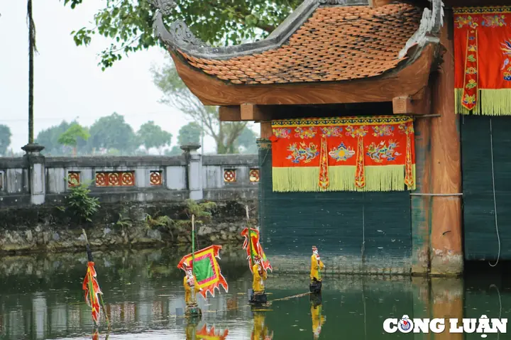 Hình Ảnh Thủy Đình Làng Đào Thục - Là Nơi Biểu Diễn Các Tiết Mục Múa Rối Nước Truyền Thống - Ảnh: Đình Trung