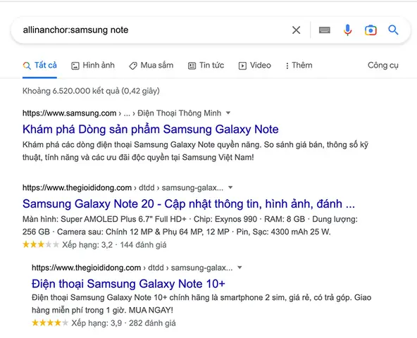 29. Toán Tử Allinanchor: