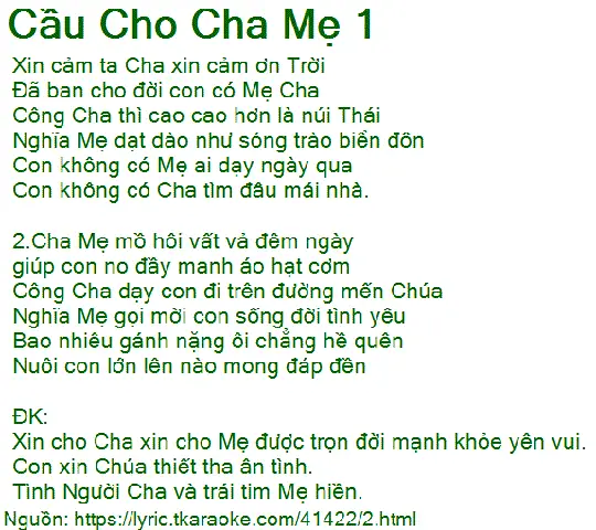 Lời Bài Hát "mong Cha Mẹ An Vui": Ý Nghĩa Sâu Sắc Và Cảm Xúc Gia Đình
