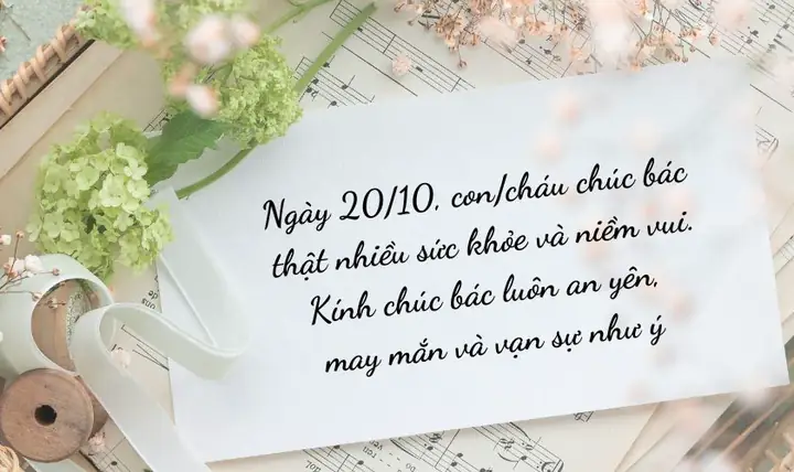 Ảnh Chúc 20 10 Cho Bác Gái Đẹp Nhất 2025