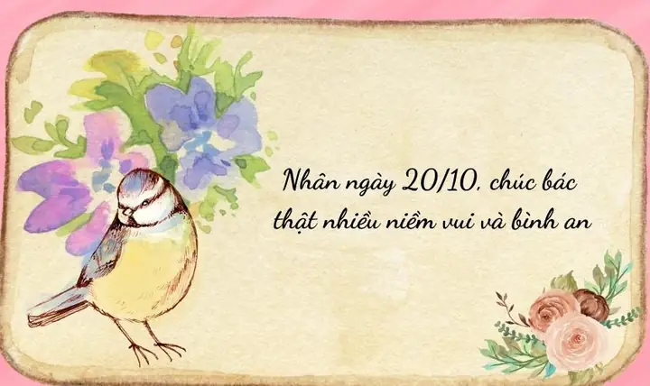 Ảnh Chúc 20 10 Cho Bác Gái Đẹp Nhất 2025