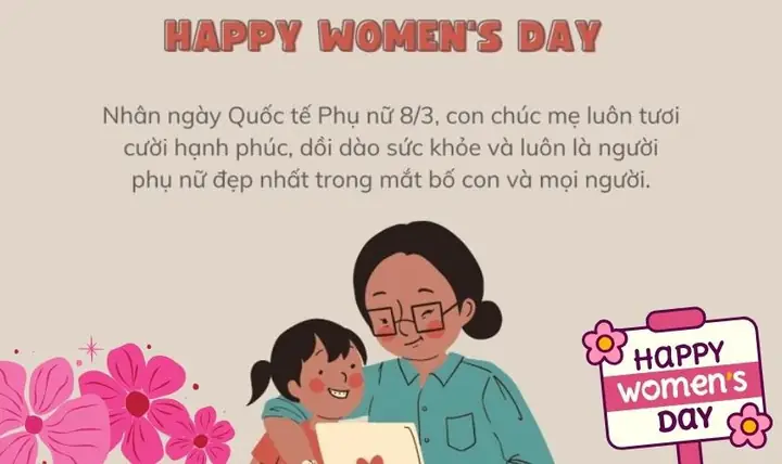 Hình Ảnh Lời Chúc 8/3 Cho Mẹ Vợ 2025 Hình Ảnh Lời Chúc 8/3 Cho Mẹ Vợ 2025